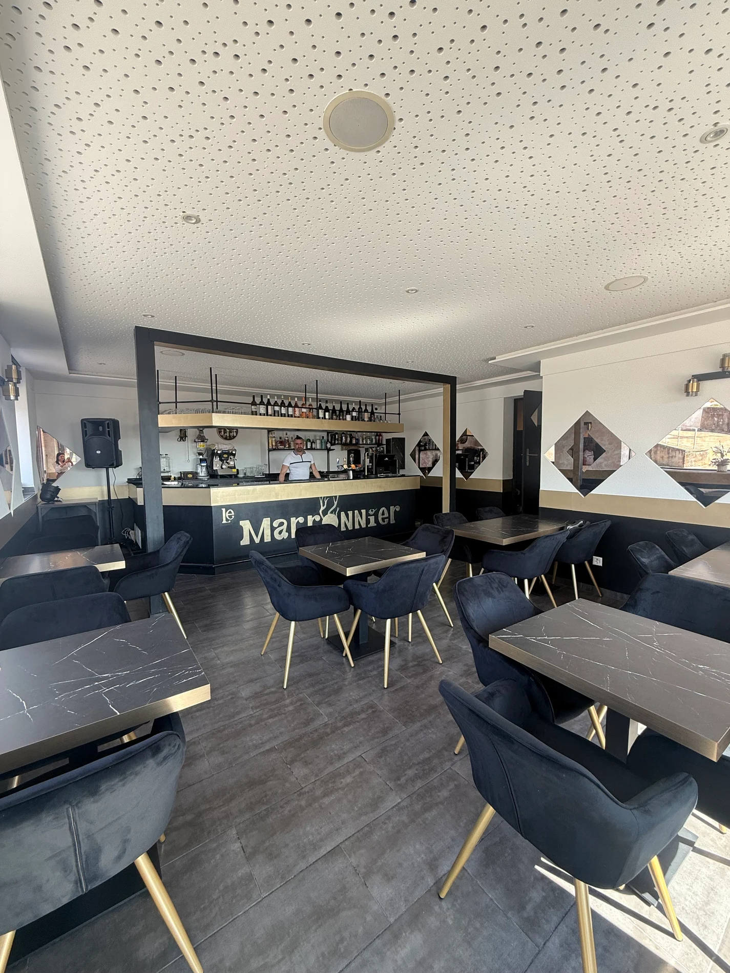 Intérieur lounge du Marronnier